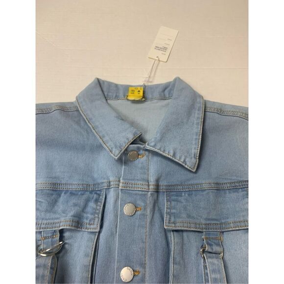 Denim Sleeveless Romper by Daisy - Picture 6 of 12
